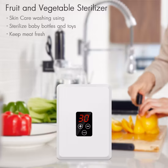 Wall Mounted Vegetable Purifiers Ozone Water Purifier Ozone Generator Home Appliance Fruit and Vegetable Clean Ozone Water Sterilizers